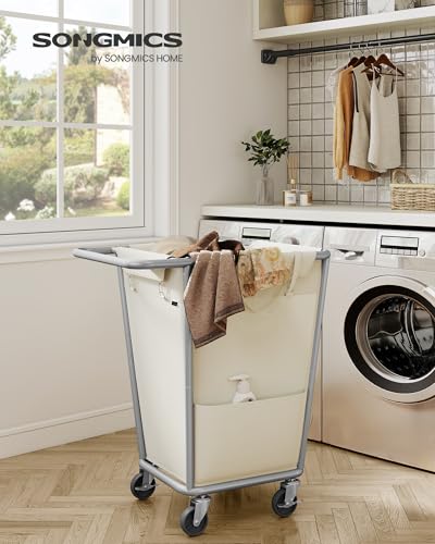 Laundry Basket with Wheels