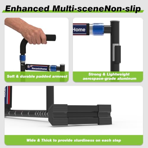 Stair Assist Cane & Step Cane for Seniors