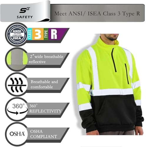 Work Safety Sweater High Visibility Construction