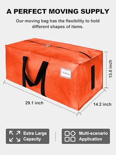 Supports 200lbs Heavy Duty Moving Bags (12 Count)