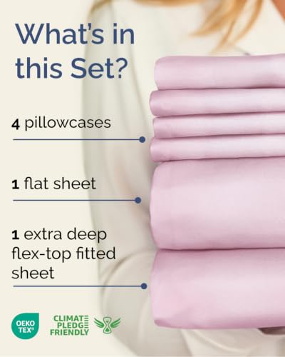 Flex Top Split Head King 6 Piece Sheet Set