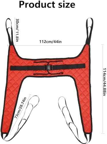 Lift Sling Commode Patient Lift Slings Medical Transfer Sling for Patients Shower Bath