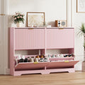 Shoe Cabinet Storage for Entryway with 4 Flip Drawer