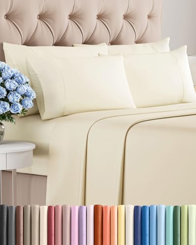 Cal King 6 Piece Bed Sheet Set