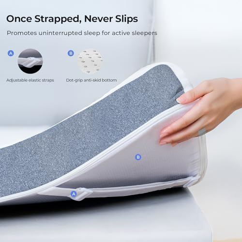 Cooling Mattress Topper Queen Size 4 Inch