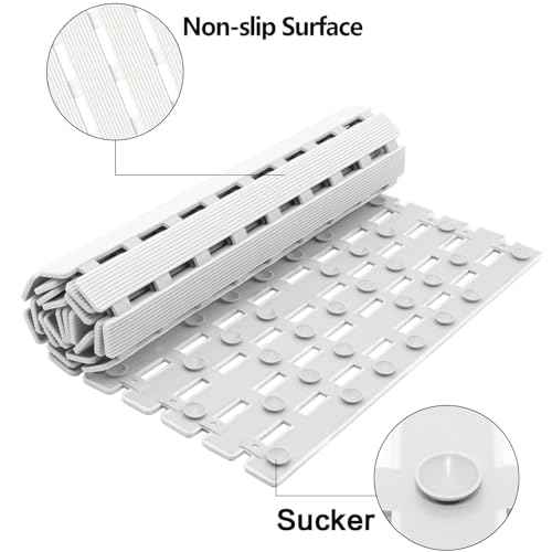 Shower Mat Non Slip Bathtub Mat 37.4 x 15.7 Inch Bath Mat for Tub