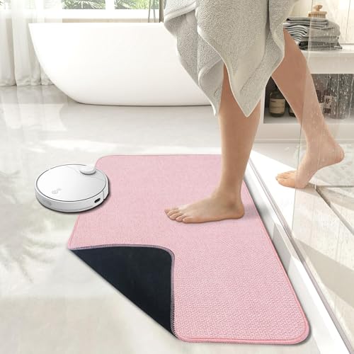 Bath Mat Ultra Thin Bathroom Runner Rugs (4.13 Sq Ft)