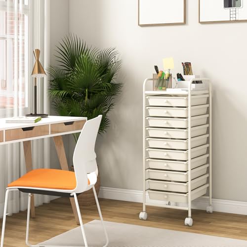 10 Drawer Storage Cart w