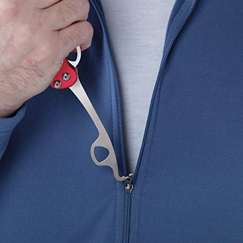 Vivi Zipper Pull and Button Hook Pocket Dresser and Dressing Aid for Assistance with Button Hooks