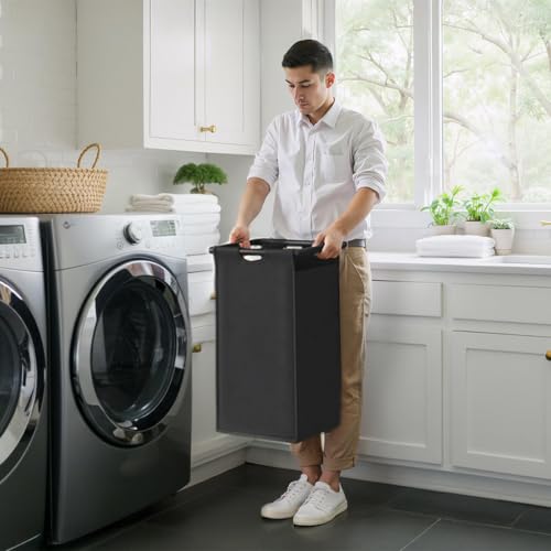 Laundry Hamper with Shelf