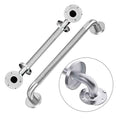18 Inch Brushed Nickel Knurled Grab Bar for Shower (2 Count)