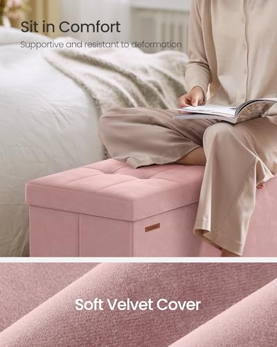 Storage Ottoman Bench with Legs
