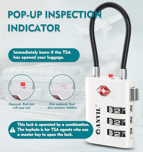 TSA Approved Luggage Locks (2 Count)