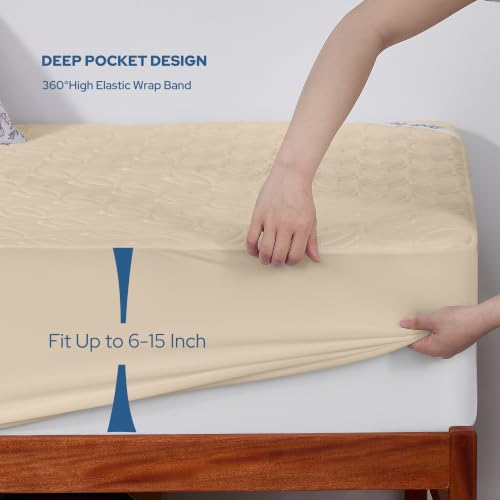 2 Pack Waterproof Mattress Protector Twin XL (2 Count)