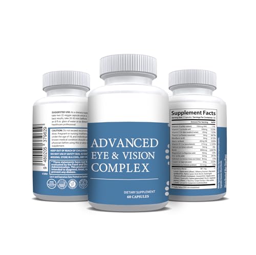 1 Complete Research Vision Formula Advanced Eye Health Vitamin & Mineral Supplement Support w (180 Count)