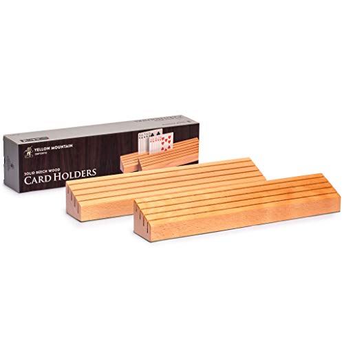 YMI Extra Wide Beechwood Card Holders (2 Count)