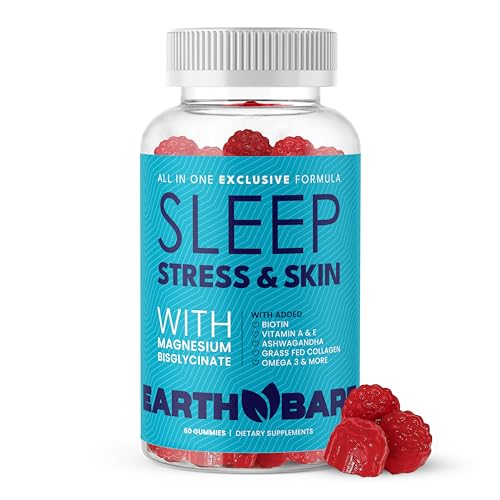 All in One Stress Skin Sleep Gummies w (60 Count)