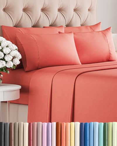 Cal King 6 Piece Bed Sheet Set