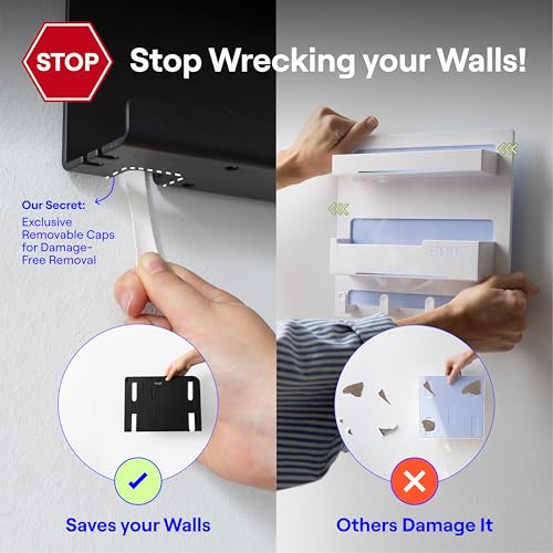 WallShelfie Bedside Wall Organizer & Dorm Decor for Dorm Room