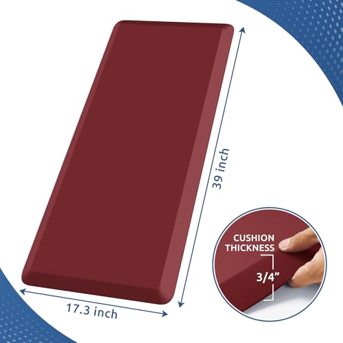 0.8" Thick Kitchen Mat Cushioned Anti Fatigue Rug Comfort Floor Mats