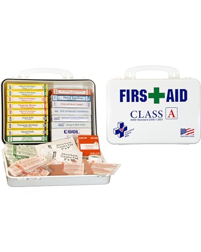 Mfg Class A 21 Plus First Aid Kit for Businesses (139 Count)