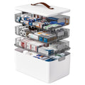4 Tier Medicine Storage Box Organizer Portable First Aid kit Box Sewing