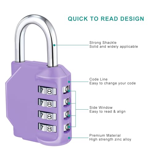 Combination Lock Outdoor 2 Pack (2 Count)