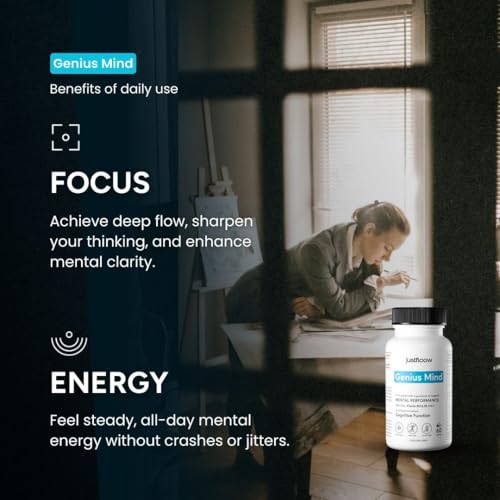 Genius Mind® Nootropic Brain Supplement (60 Count)