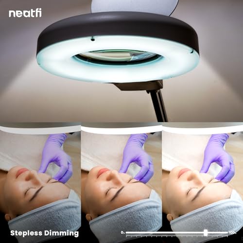 LED Magnifying Lamp with Clamp