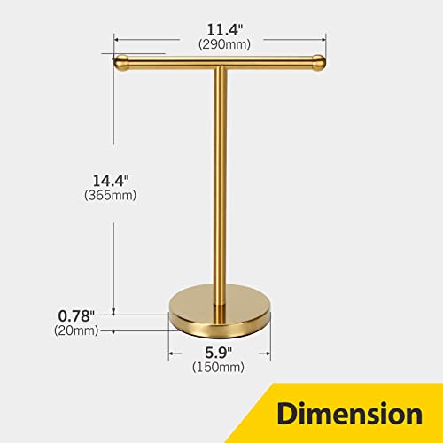 Hand Towel Holder Gold