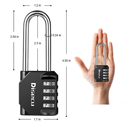 1 Pack disecu 4 Digit Combination Lock (2 Count)
