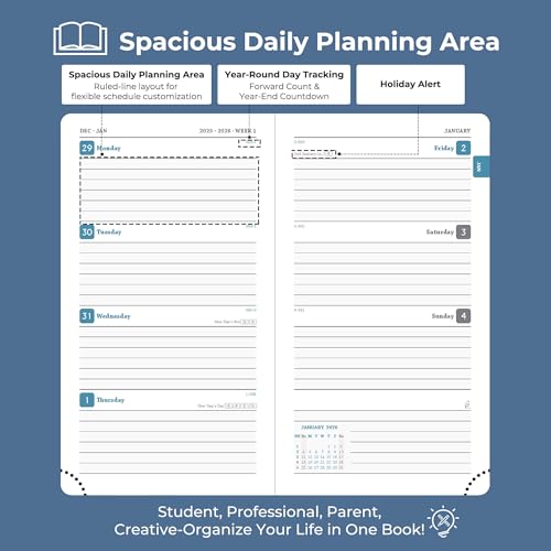 Planner 2026 Daily Weekly and Monthly