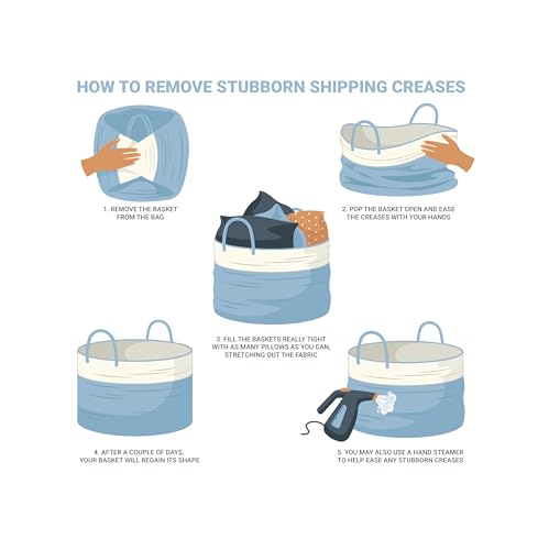 Cotton Rope Basket for Shelf Storage