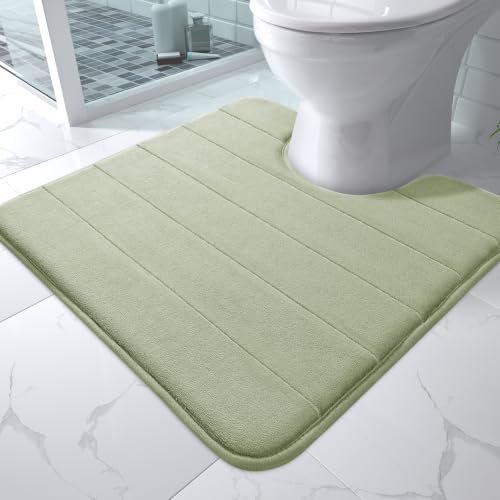 Memory Foam Toilet Bath Mat U (100 Sq Ft)