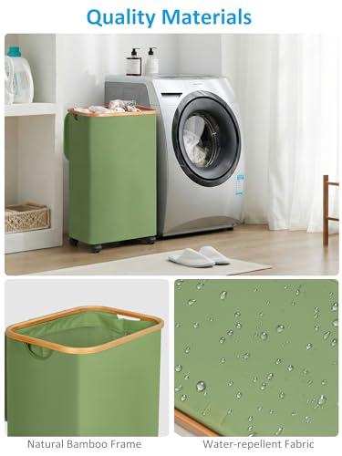 Laundry Basket with Wheels