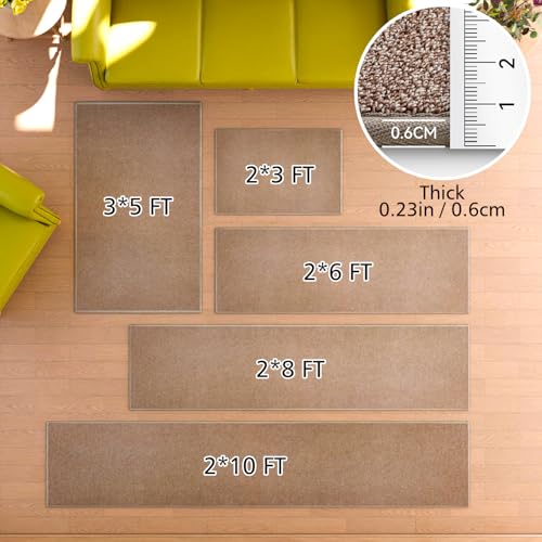 Runner Rug with Non Slip Rubber Backing