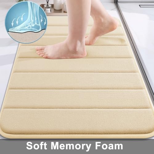 Memory Foam Bath Mat 24 x 16