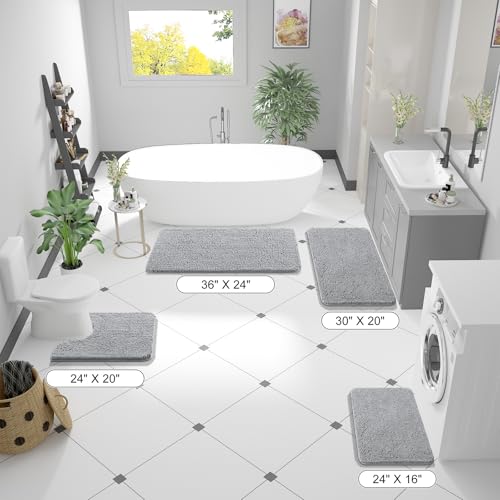 Bathroom Runner Rugs 47x17