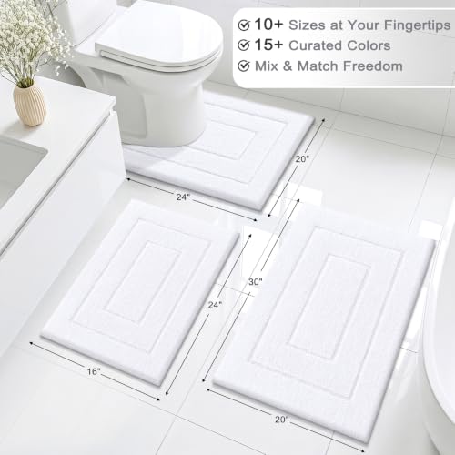 Microfiber Bathroom Rugs 59x24