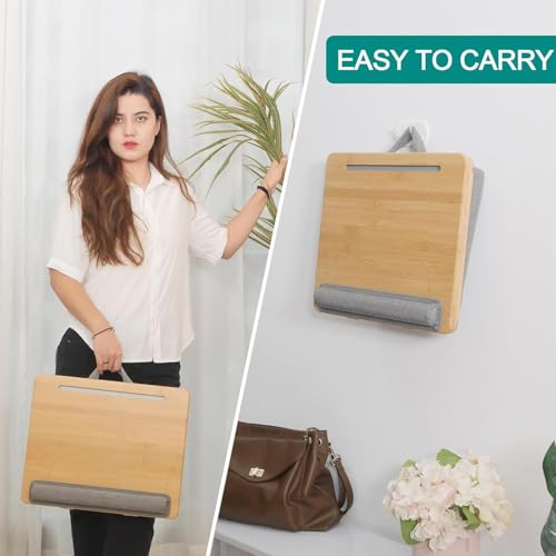 Adjustable Bamboo Lap Desk with Cushion