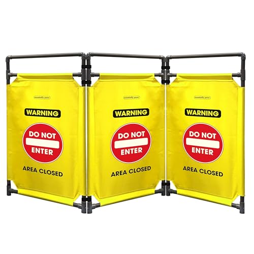 Do Not Enter Foldable Safety Barricade