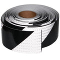 Black White Reflective Tape 4 inch X 166 feet