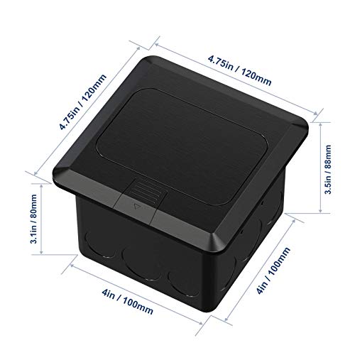 Pop Up Floor Electrical Outlet Box Kit