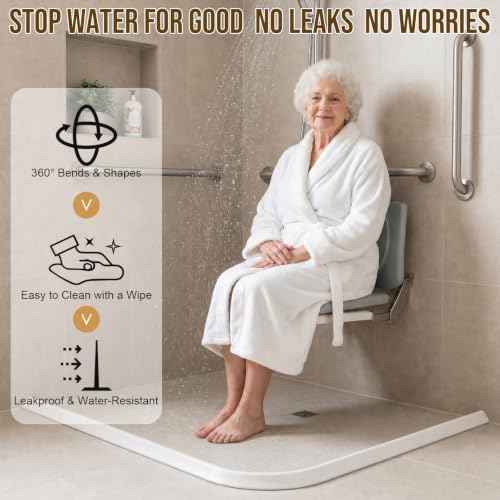 138in Shower Threshold Water Dam