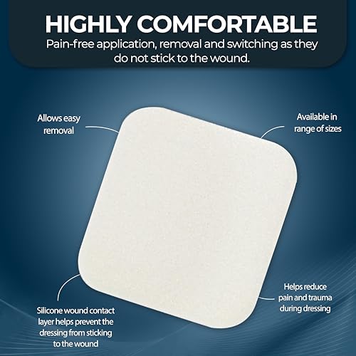 Sterile Foam Wound Dressings (10 Count)