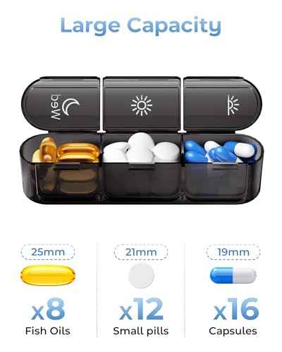 Pill Organizer 3X a Day