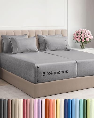 Extra Deep Split King Sheet Set