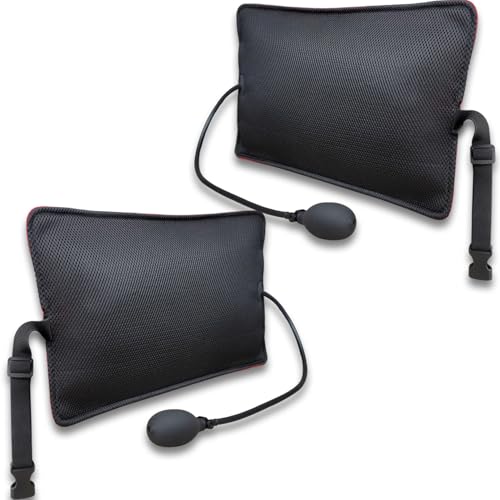 2Pack Inflatable Lumbar Support Pillow for Office Chair and Car Seat