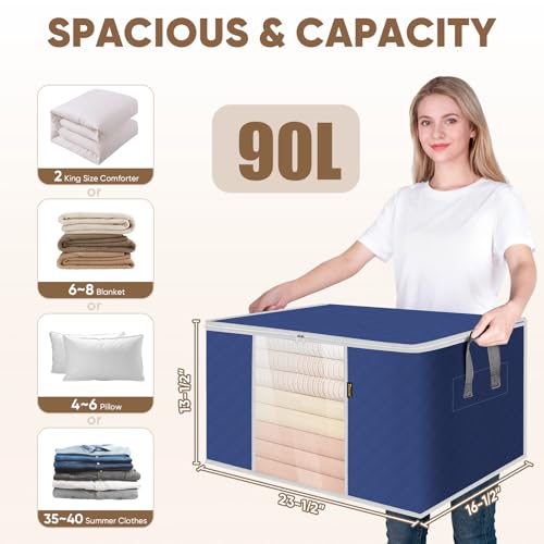 4 Pack Clothes Storage Bags (4 Count)