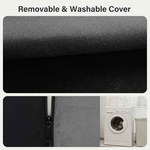 25" Reading Pillow for Bed with XL Side Pockets for Tall Adults